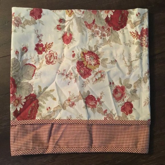 Waverly Accents New Waverly Garden Room Norfolk Rose Floral Red